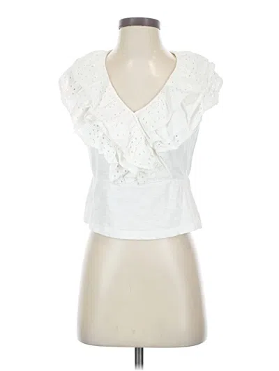 Pre-owned Porridge Sleeveless Blouse In White