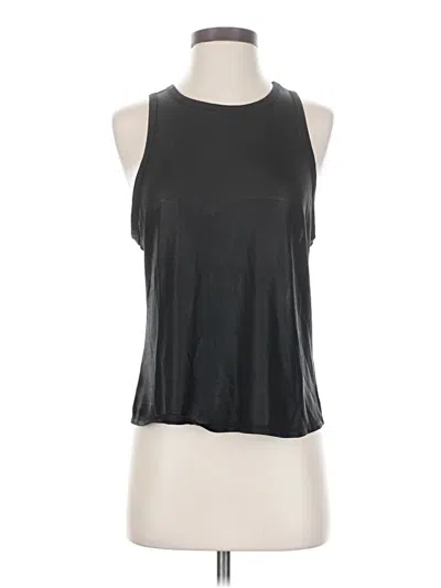Pre-owned Porridge Sleeveless Top Black Halter Neckline Tops