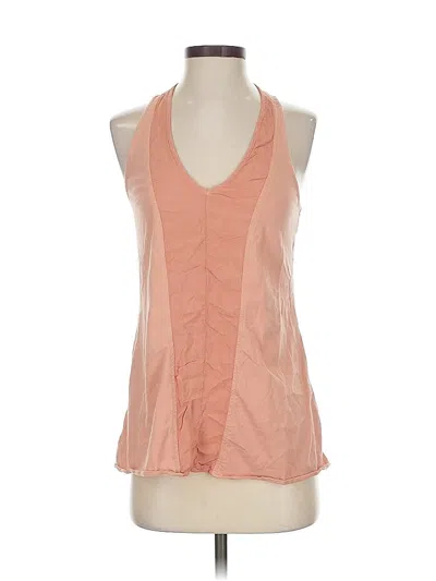 Pre-owned Porridge Tank Top Pink Halter Neckline Tops