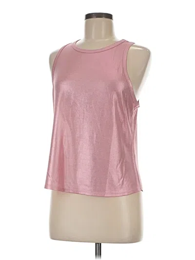 Pre-owned Porridge Tank Top Pink Halter Neckline Tops