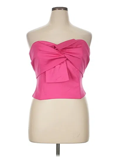 Pre-owned Porridge Tube Top Pink Strapless Neckline Tops