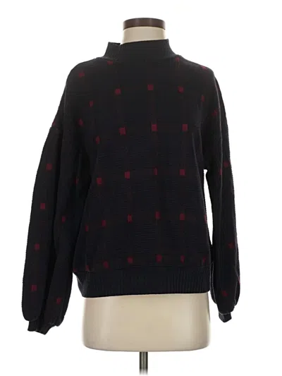 Pre-owned Porridge Turtleneck Sweater In Black