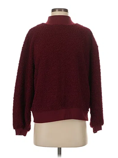 Pre-owned Porridge Turtleneck Sweater In Burgundy