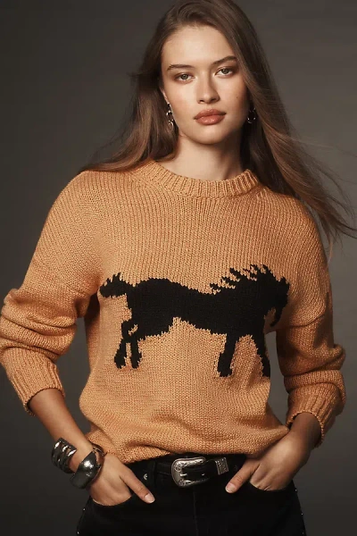 Porridge Western Graphic Sweater In Multicolor