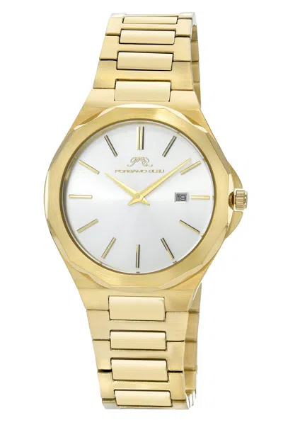 Porsamo Bleu Alexander Men's Slim Case Watch 1231bals In Gold