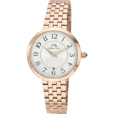 Porsamo Bleu Clementine Bracelet Watch In Rose Tone