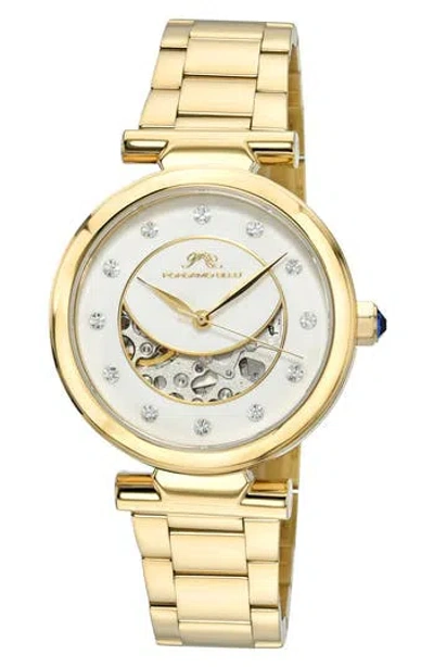 Porsamo Bleu Colette Topaz Bracelet Watch, 36mm In Gold