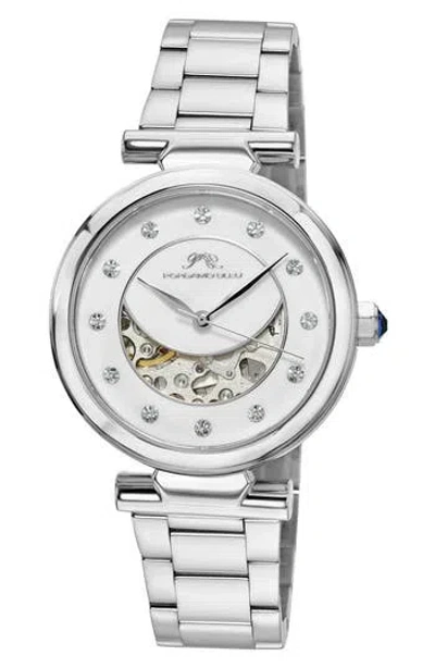 Porsamo Bleu Colette Topaz Bracelet Watch, 36mm In Silver