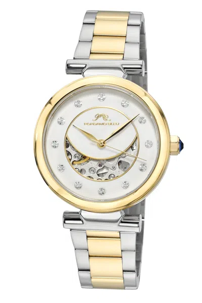 Porsamo Bleu Colette Women's Automatic Watch With Topaz Hour Markers 1103ccos In Multi