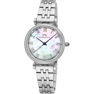 Porsamo Bleu Emma Mother-of-pearl Dial Bracelet Watch In Silver