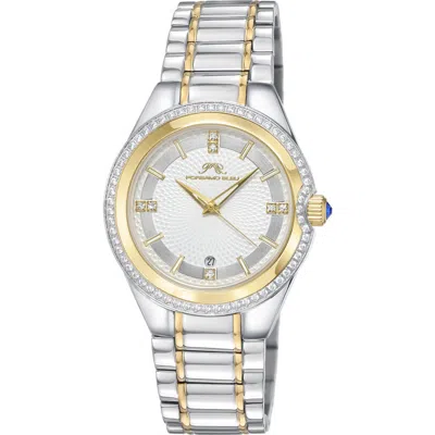 Porsamo Bleu Guilia Interchangeable Bracelet Watch, 37mm In Gold/silver/white