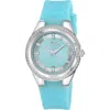 Porsamo Bleu Guilia Quartz Blue Dial Ladies Watch 1122cgur In Turquoise