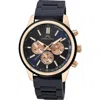 Porsamo Bleu Logan Chronograph Silicone Strap Watch In Multi
