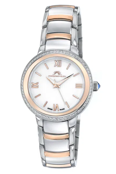 Porsamo Bleu Luna Women's Topaz Two Tone Bracelet Watch, 1181dlus In Gold