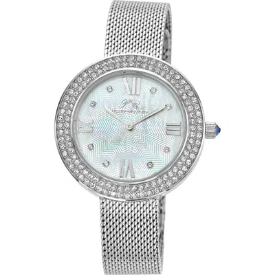 Porsamo Bleu Madeleine Mesh Strap Watch, 35mm In Silver Tone