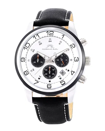 Porsamo Bleu Men's Arthur Watch In Black