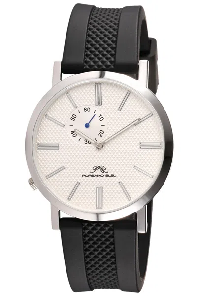 Porsamo Bleu Men's Bennett Silicone Band Watch 1461aber In Multi