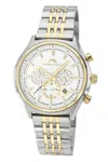 Porsamo Bleu Men's Charlie Multifunction Sivler & Gold Tone Watch 1261dchs In Multi
