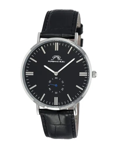 Porsamo Bleu Men's Leather Watch