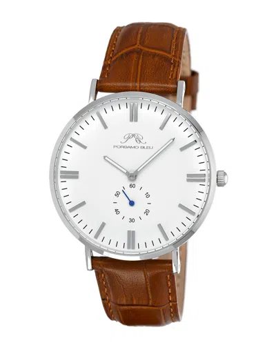Porsamo Bleu Men's Leather Watch