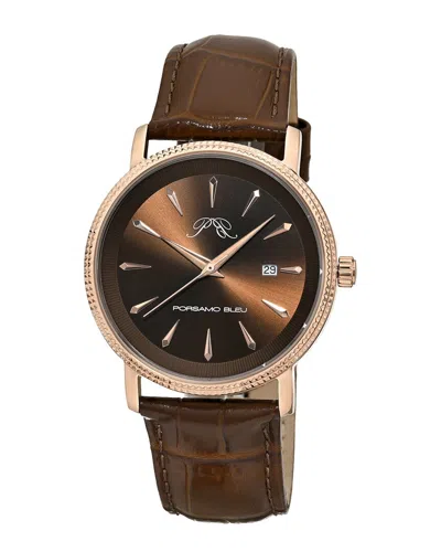 Porsamo Bleu Men's Veritas 2 Watch In Red