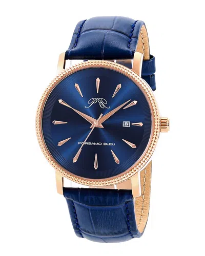 Porsamo Bleu Men's Veritas2 Watch In Red