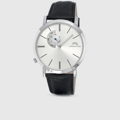 Porsamo Bleu Parker Men's Leather Watch, 831apal In Grey