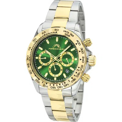 Porsamo Bleu Preston Two-tone Bracelet Watch, 44mm In Multi