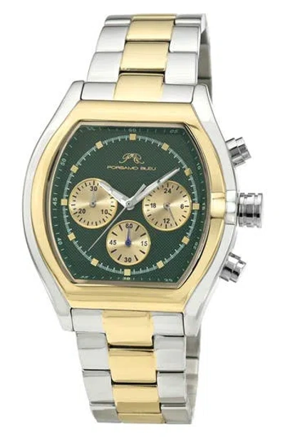 Porsamo Bleu Roman Chronograph Bracelet Watch, 42mm In Gold