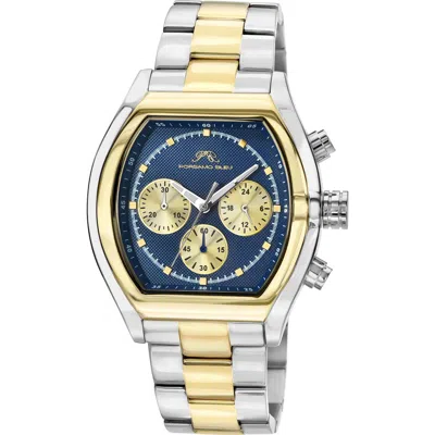 Porsamo Bleu Roman Chronograph Two-tone Bracelet Watch, 42mm