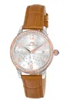 Porsamo Bleu Ruby Quartz Silver Dial Ladies Watch 1141drul In Multi