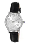 PORSAMO BLEU RUBY WOMEN'S SILVER CRYSTAL WATCH