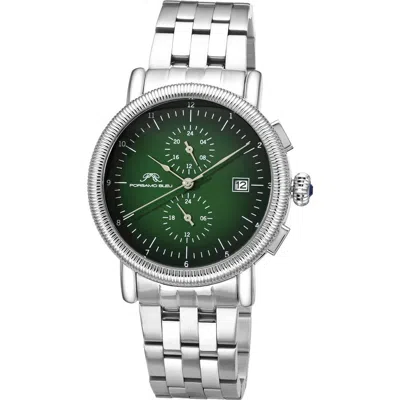 Porsamo Bleu Valor Bracelet Strap Chronograph Watch, 44mm In Silver Green
