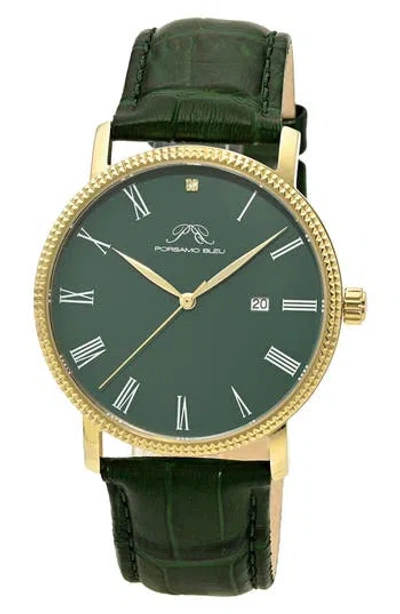 Porsamo Bleu Veritas 2 Watch, 40mm In Green
