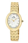 Porsamo Bleu Women's Angelica Stainless Steel Bracelet Watch 1341bans In Gold
