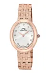 Porsamo Bleu Women's Angelica Stainless Steel Bracelet Watch 1343cans In Gold