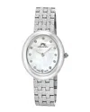 Porsamo Bleu Women's Angelica Stainless Steel Bracelet Watch 1343aans In Silver