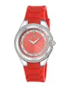 Porsamo Bleu Guilia Quartz Red Dial Ladies Watch 1122agur