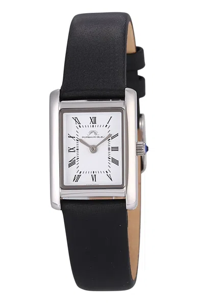 Porsamo Bleu Women's Karolina Rectangular Watch 1086akal In Silver