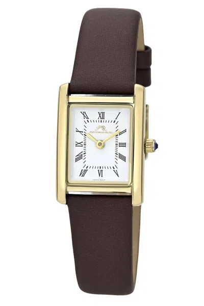 Porsamo Bleu Women's Karolina Rectangular Watch 1086dkal In Brown