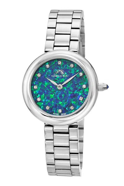 Porsamo Bleu Women's Opal Stainless Steel Bracelet Watch 1331aops In Brown