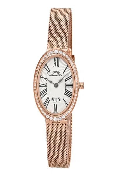 Porsamo Bleu Women's Topaz Eloise Stainless Steel Bracelet Watch 1352cels In Gold