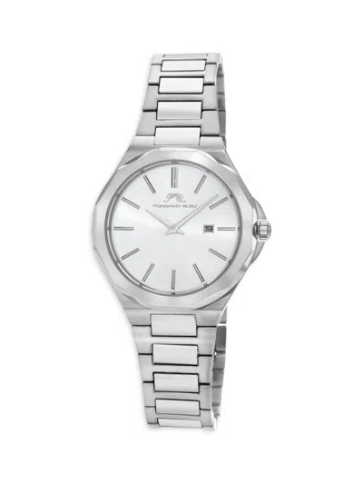 Porsamo Bleu Women's Victoria 35.5mm Stainless Steel Bracelet Watch In Sapphire