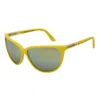 Porsche Yellow Acetate Sunglasses In Yellow