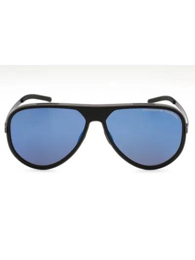 Porsche Aviator Men's Sunglasses In Blue