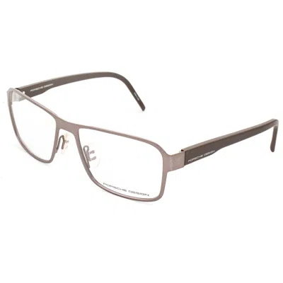 Porsche Brown Metal Glasses (frames) In Gray