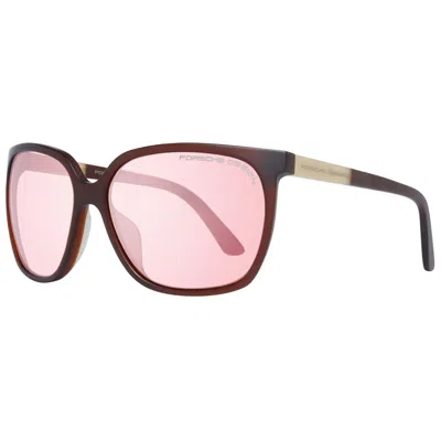Porsche Design Acetate Women's Sunglasses In Brown