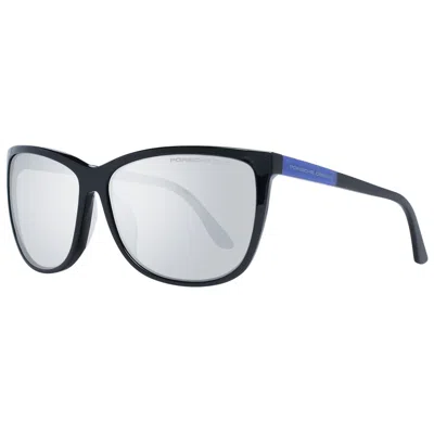 Porsche Design Black Women Sunglasses In Gray