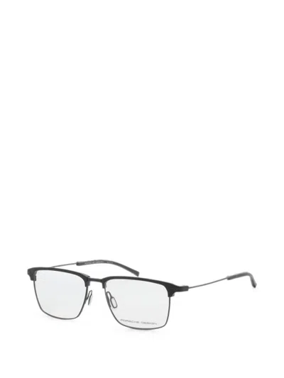 Porsche Design 브로우라인 프레임 안경 In Gray