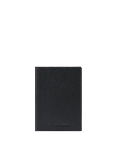 Porsche Design Classic Leather Passport Holder In Black